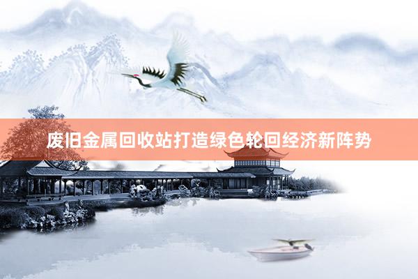 废旧金属回收站打造绿色轮回经济新阵势